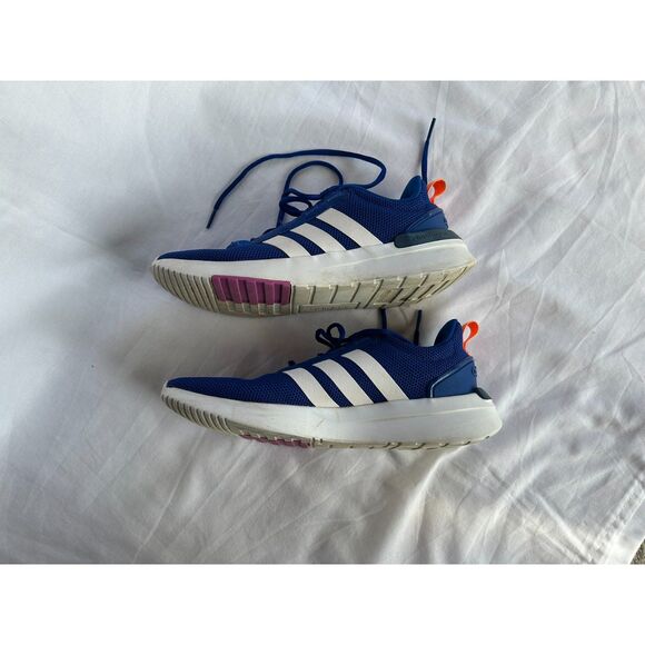 Adidas Racer TR21 Men's Shoes, Blue Size 6.5 Good Condition - Picture 4 of 8